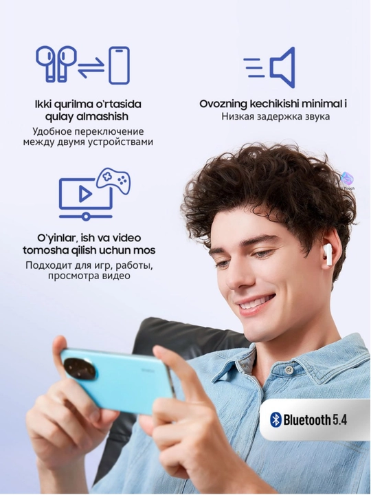 Honor Choice Earbuds X7 Play/Lite/Pro simsiz quloqchinlari, kuchli ovoz
