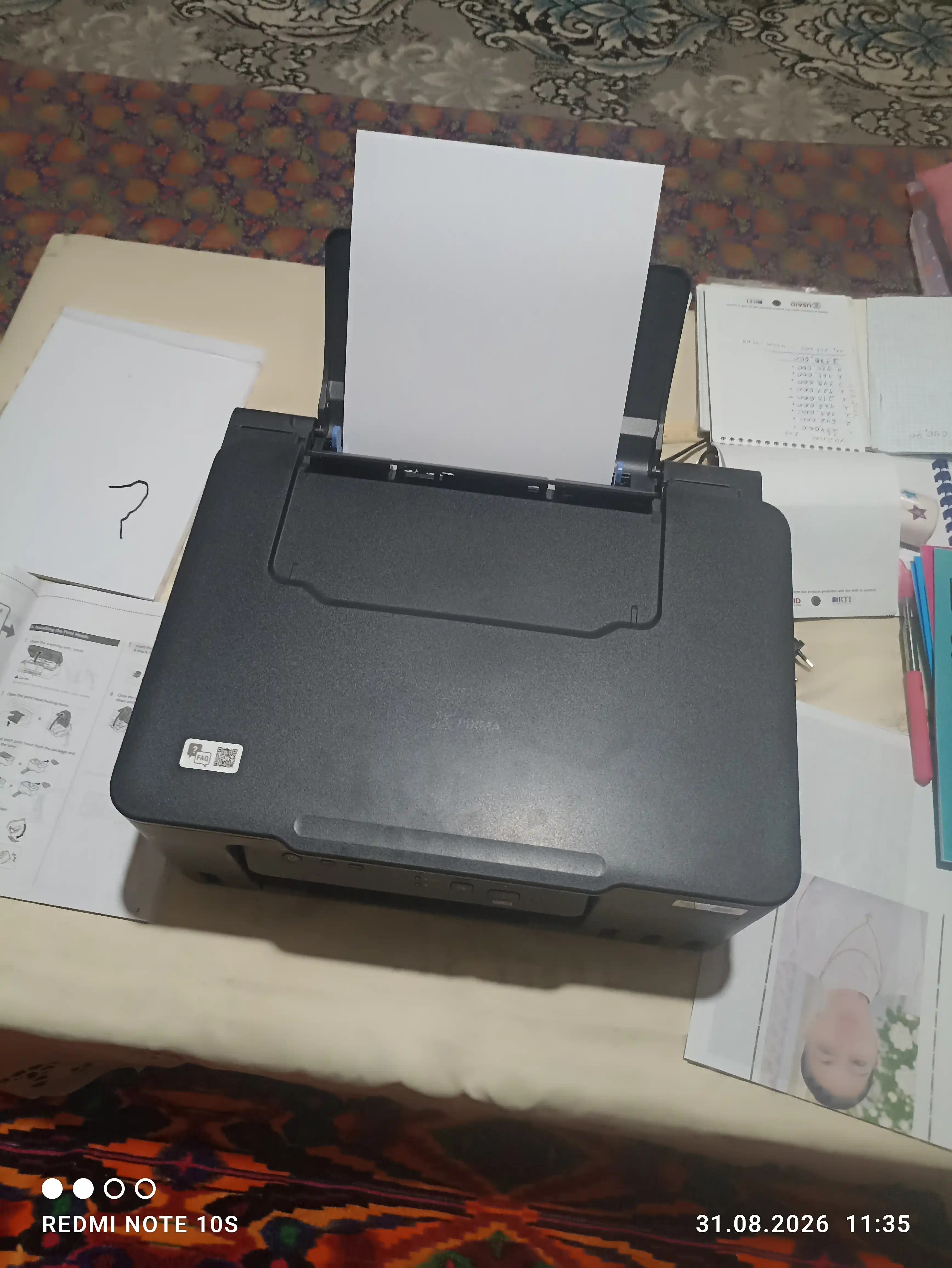 Rangli printer Canon PIXMA G3430, 3 tasi 1 da, Wi - Fi yoqilgan