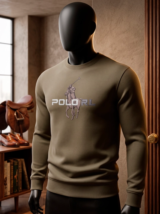 Мужской стильный свитшот с принтом Polo