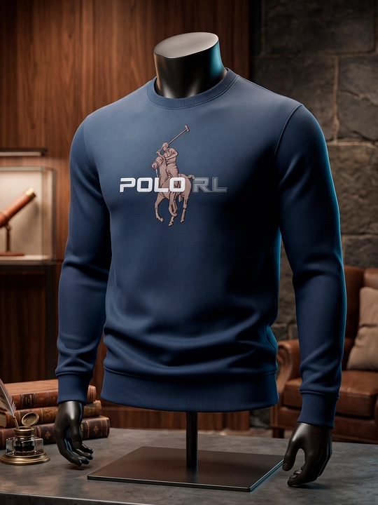 Мужской стильный свитшот с принтом Polo