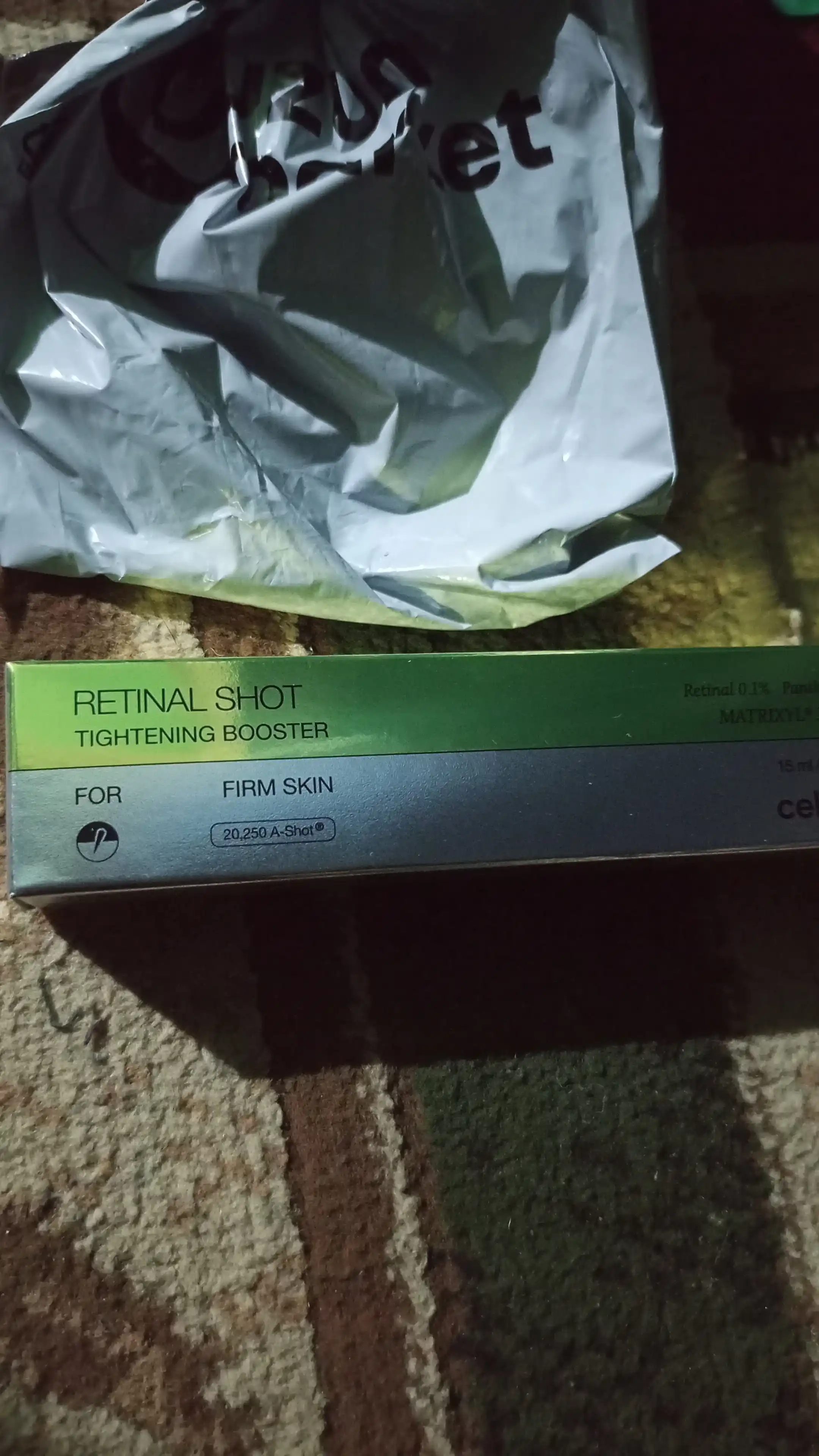 Крем-бустер ретинол Celimax Retinol, с микроиглами, для упругости кожи лица, против морщин