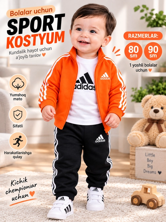 Детский спортивный костюм, для мальчика