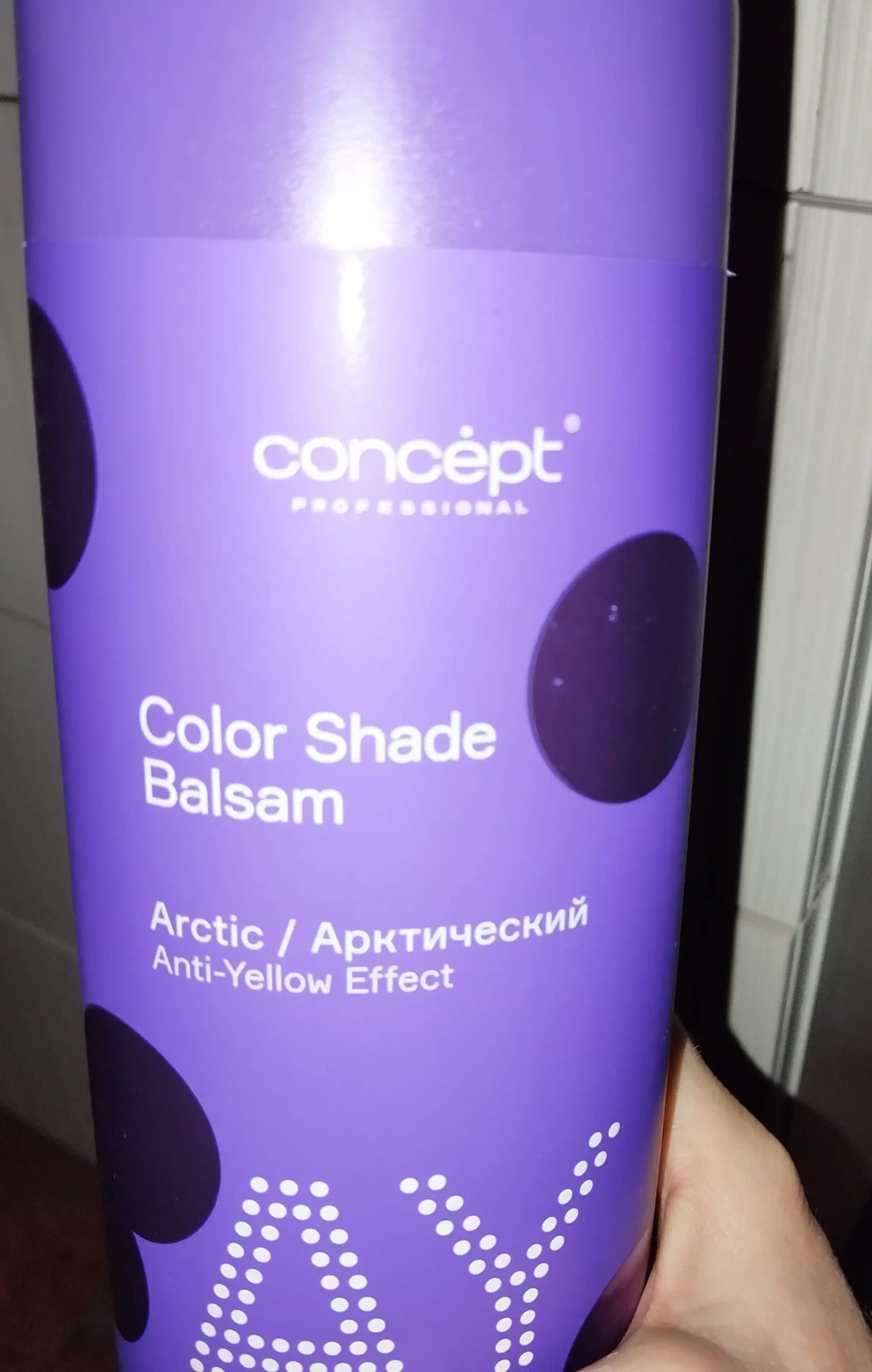 Tush beruvchi balzam Anti Yellow Arktik blond, 300/1000 ml, sarg‘ishni yo‘qotish, platina