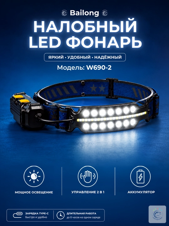 Налобный фонарьи LED — для работы, рыбалки, туризма и активного отдыха, 15 моделей