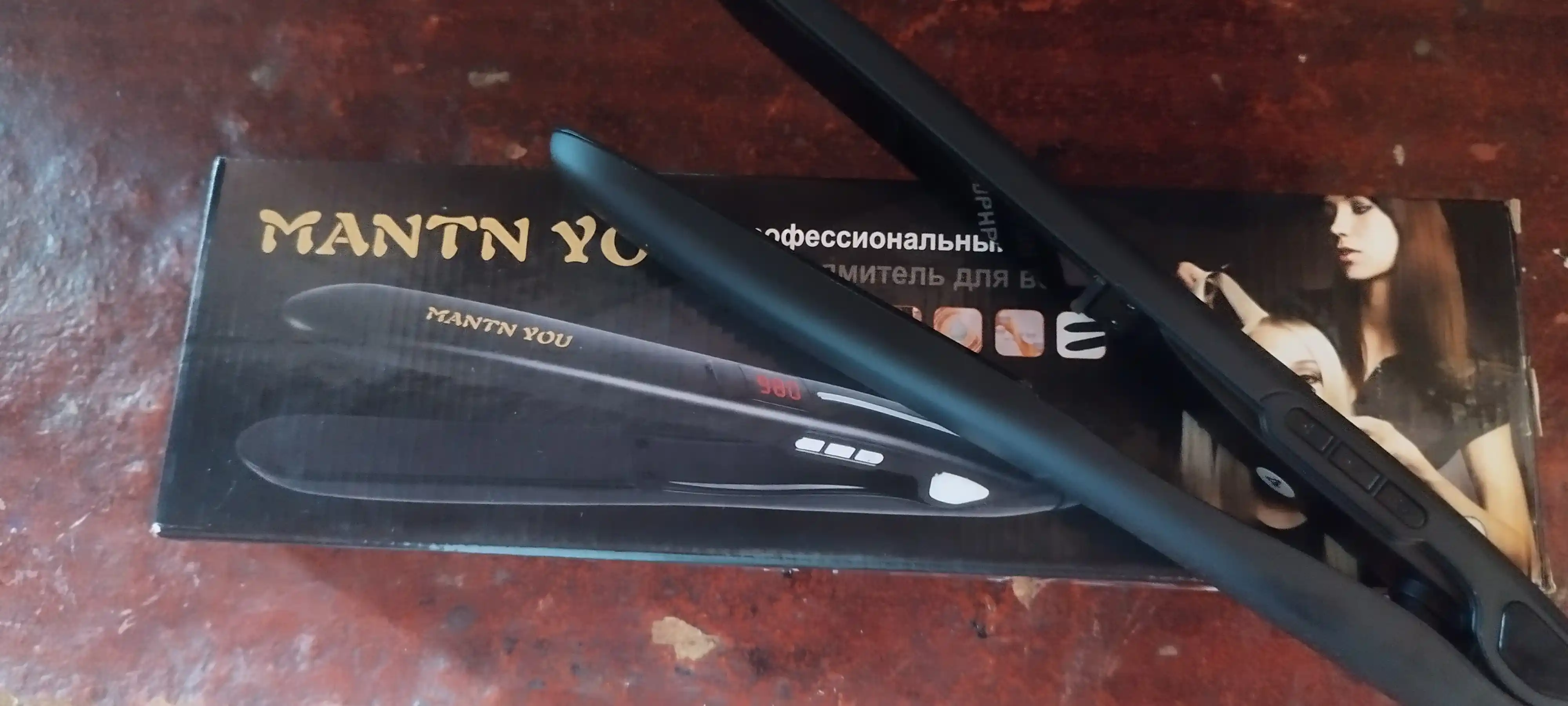 Professional soch tekislovchi dazmol Mantn You Stayler M-918, displeyli