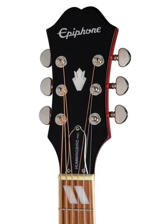 Epiphone Hummingbird Studio elektroakustik gitara, Faded Cherry Sunburst rangida
