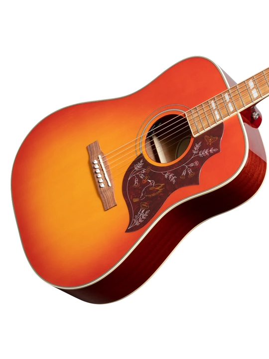 Epiphone Hummingbird Studio elektroakustik gitara, Faded Cherry Sunburst rangida