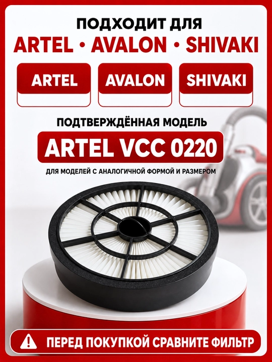 Фильтры для пылесосов Philips, Bosch, Siemens, Artel, Avalon, Shivaki—HEPA и поролоновые