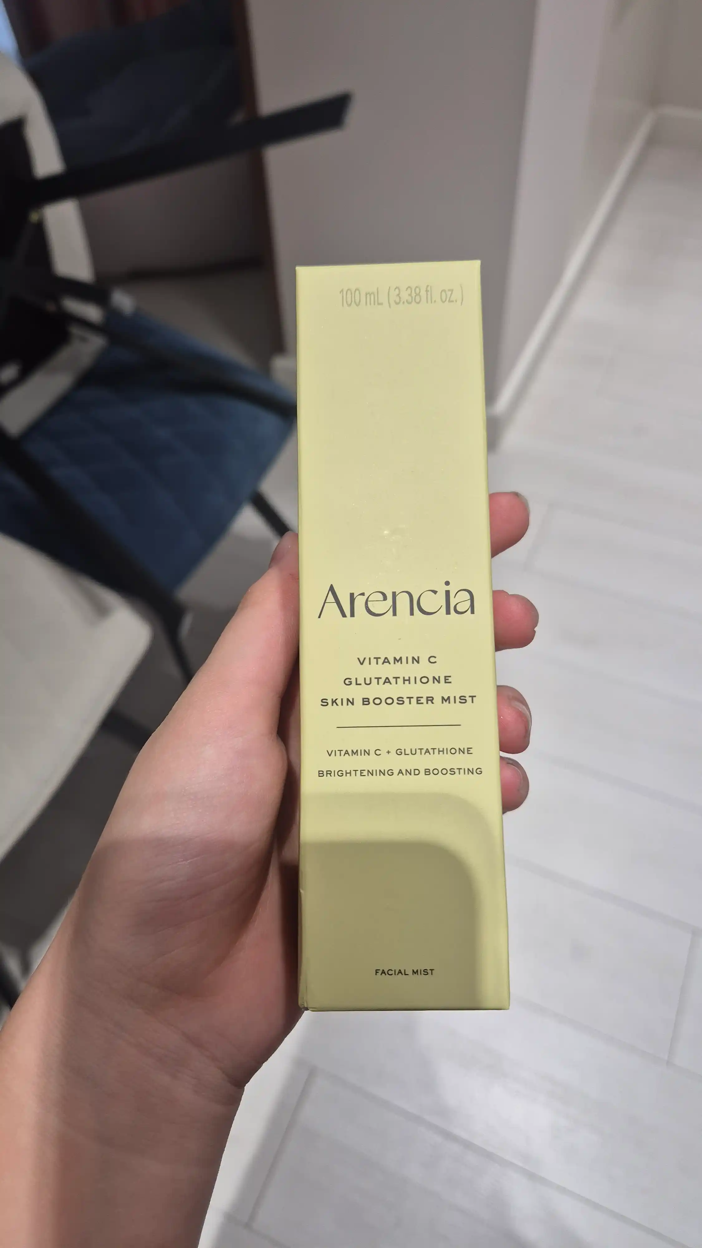 Мист для лица Arencia Vitamin C Glutathione увлажняющий и для сияния, 100 мл