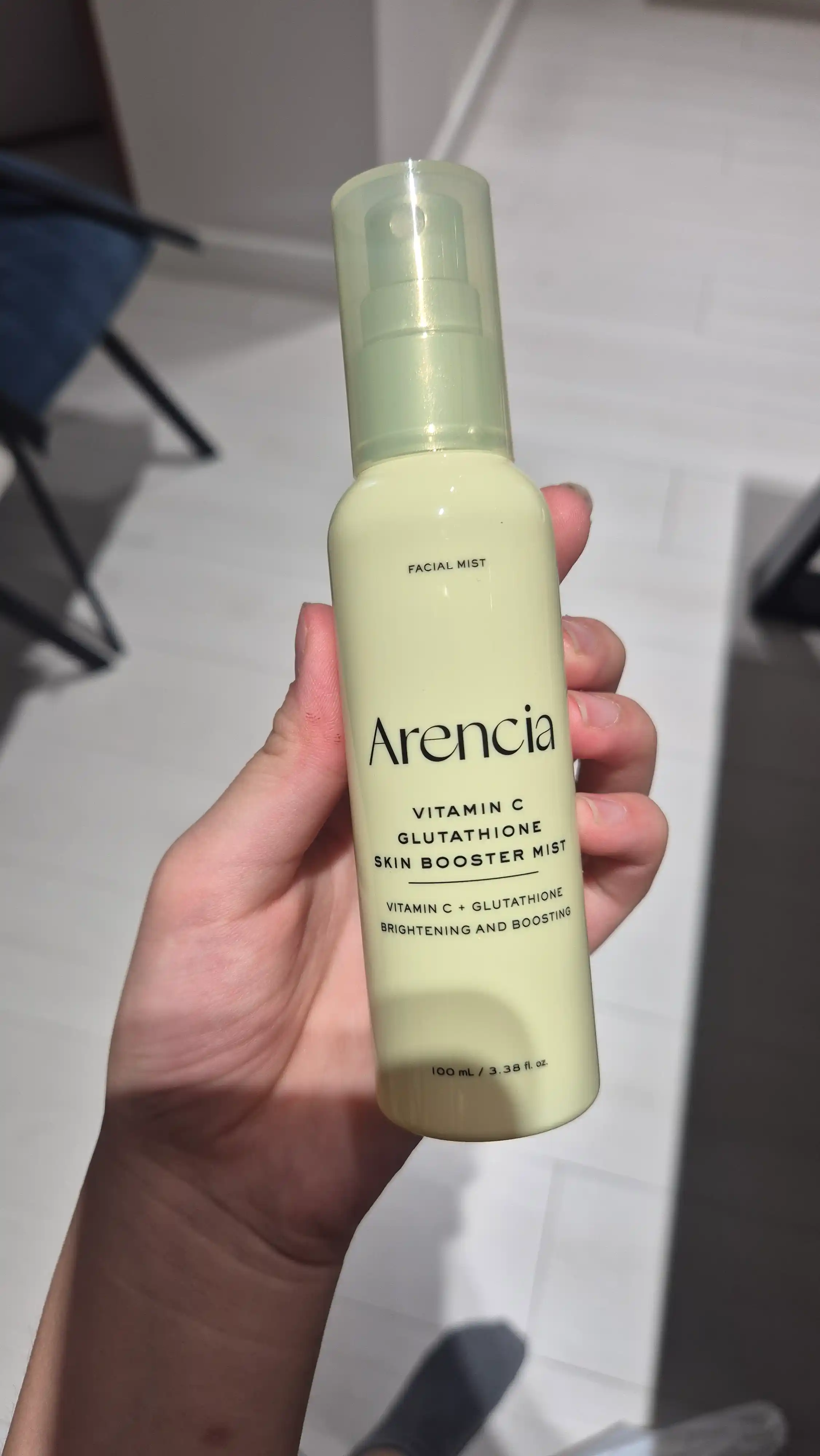 Мист для лица Arencia Vitamin C Glutathione увлажняющий и для сияния, 100 мл