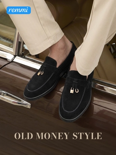 Мужские лоферы, в стиле Old Money - 
