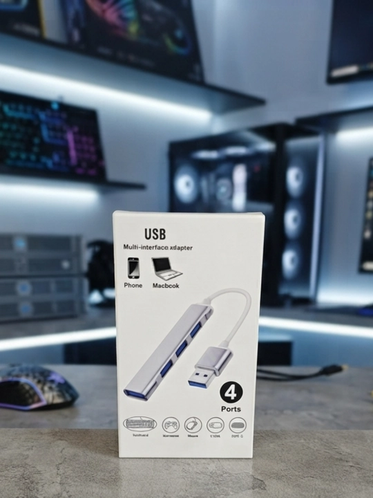 4 portli USB Hub Multi-Interface Adapter