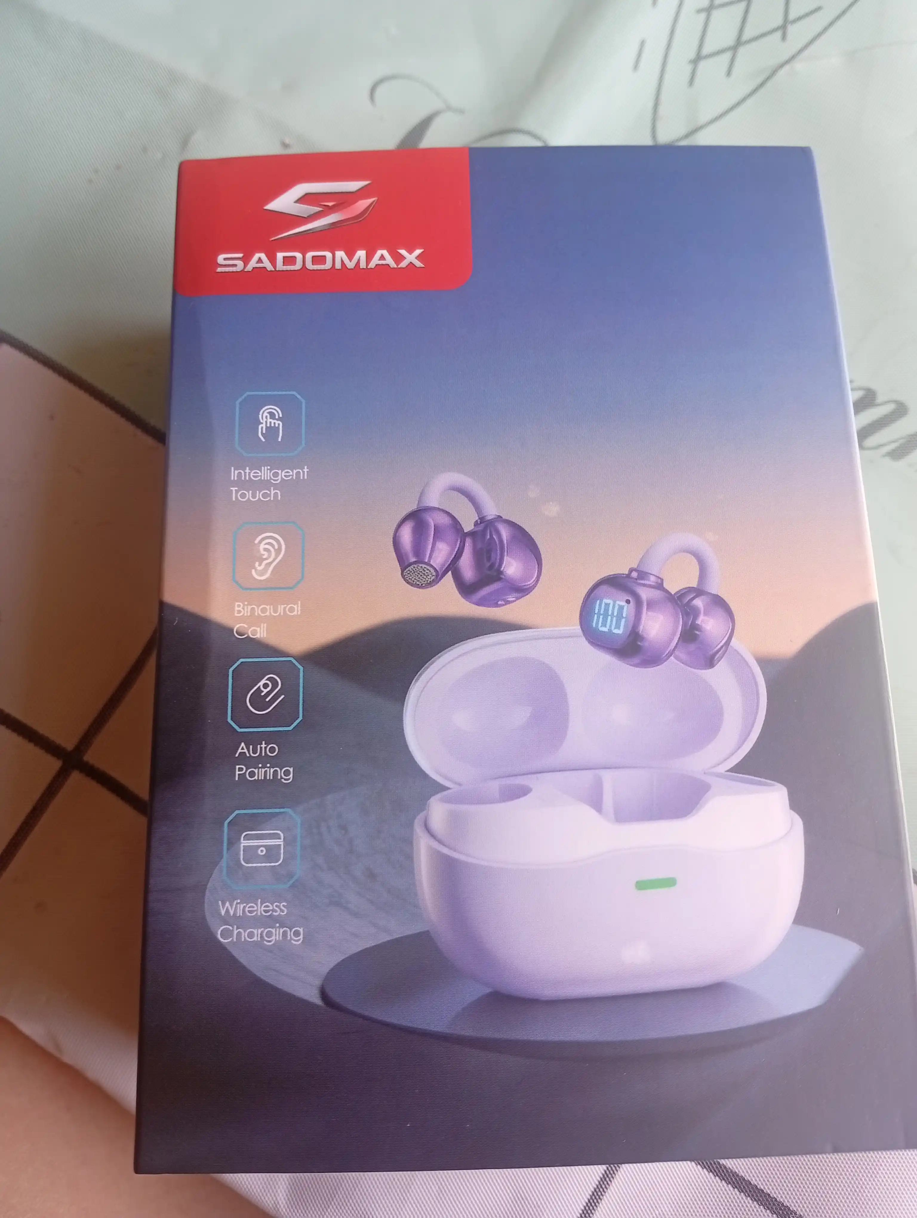 Беспроводные наушники  SadoMax, Hi-Fi, Android и iPhone, Чистый звук, Гарантия 12 месяцев
