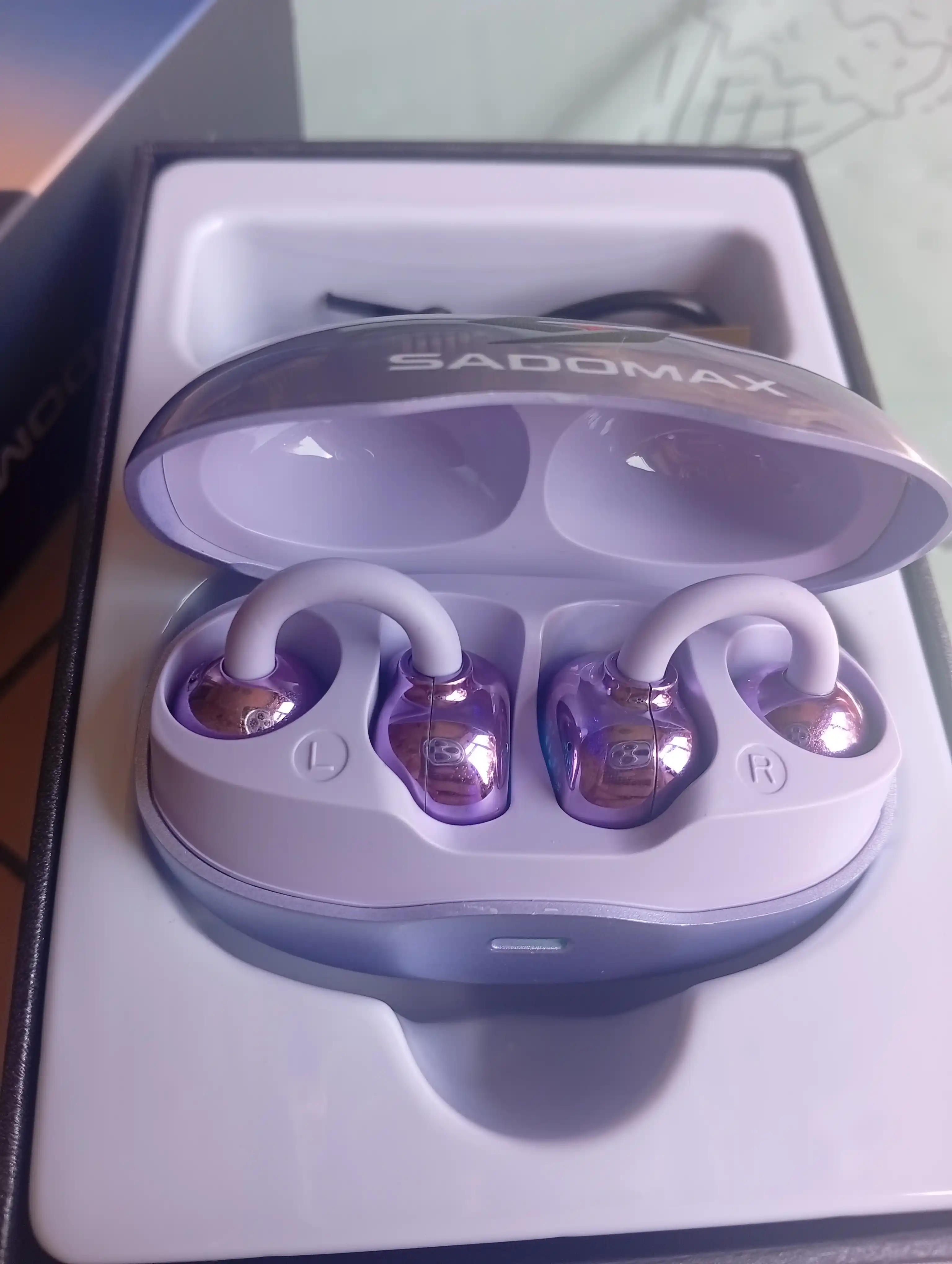 Беспроводные наушники  SadoMax, Hi-Fi, Android и iPhone, Чистый звук, Гарантия 12 месяцев