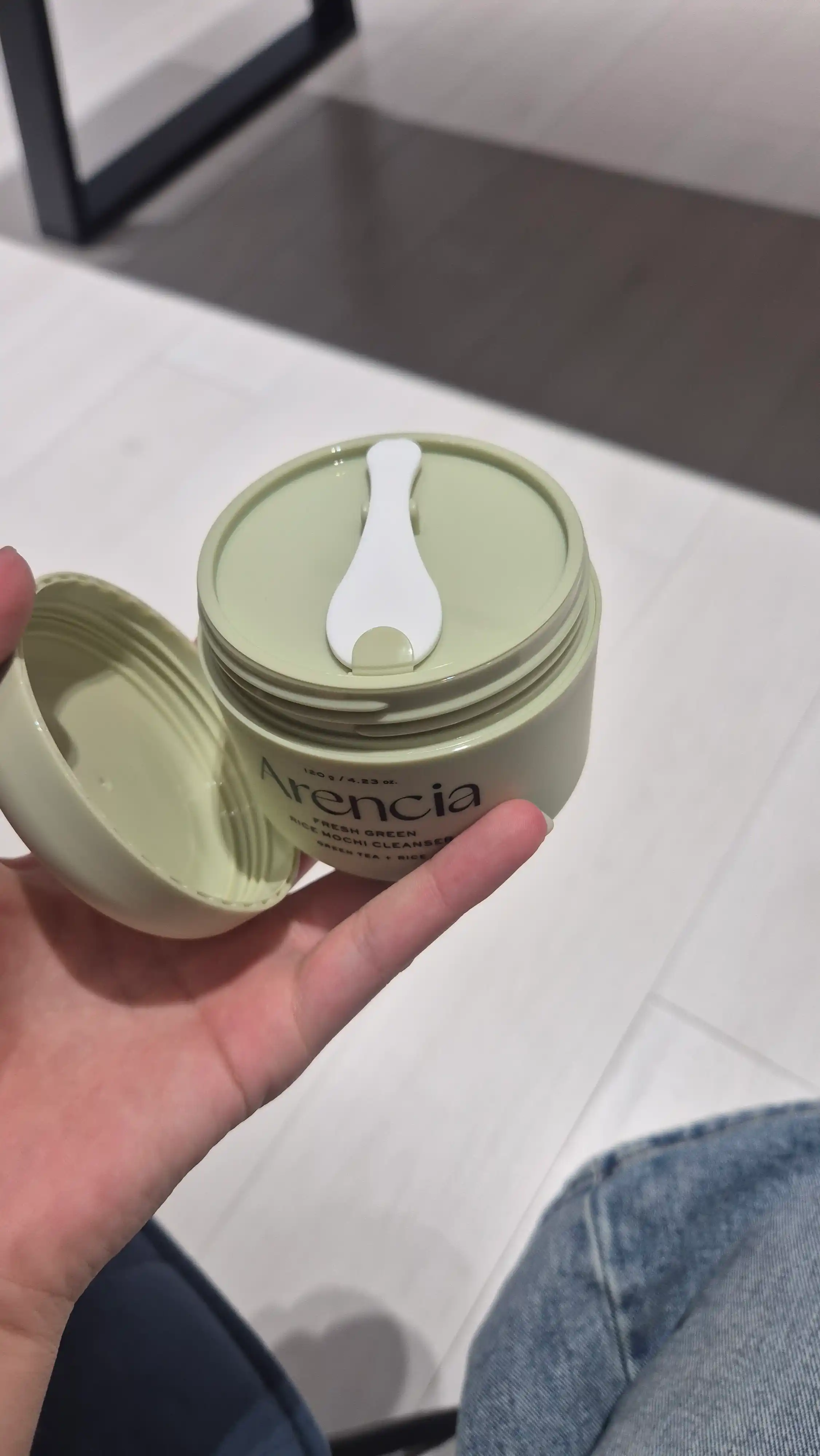 Пенка для умывания и глубокого очищения лица Arencia Rice Mochi Cleanser, пенка-моти, 120г