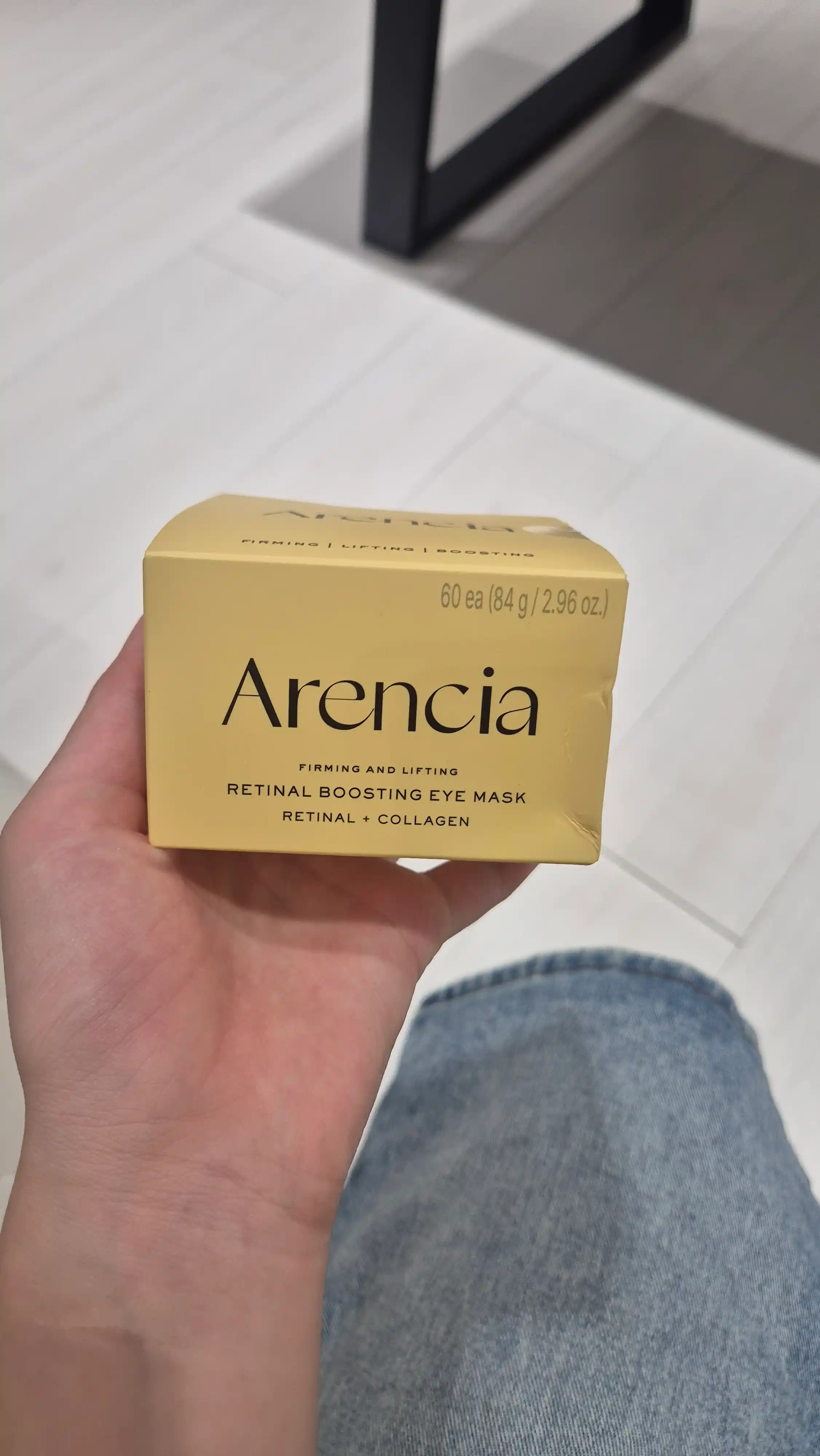 Гидрогелевые патчи для глаз Arencia Retinal Boosting с ретиналем и пептидами, 60 шт