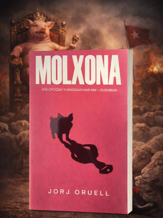 Jorj Oruell «Molxona» kitobi, o‘zbek tilidagi siyosiy satirik asar
