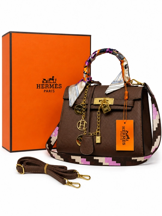 Сумка женская в стиле HERMES кросс-боди через плечо из эко кожи