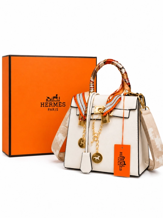 Сумка женская в стиле HERMES кросс-боди через плечо из эко кожи