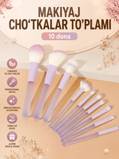 Makiyaj cho'tkasi to'plami - 