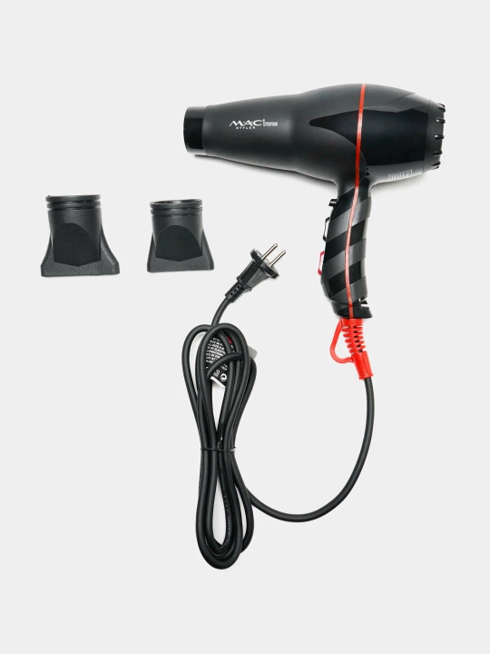 M.A.C Styler MC-9901 professional soch fen — ionizatsiyali quritish va turmaklash uchun