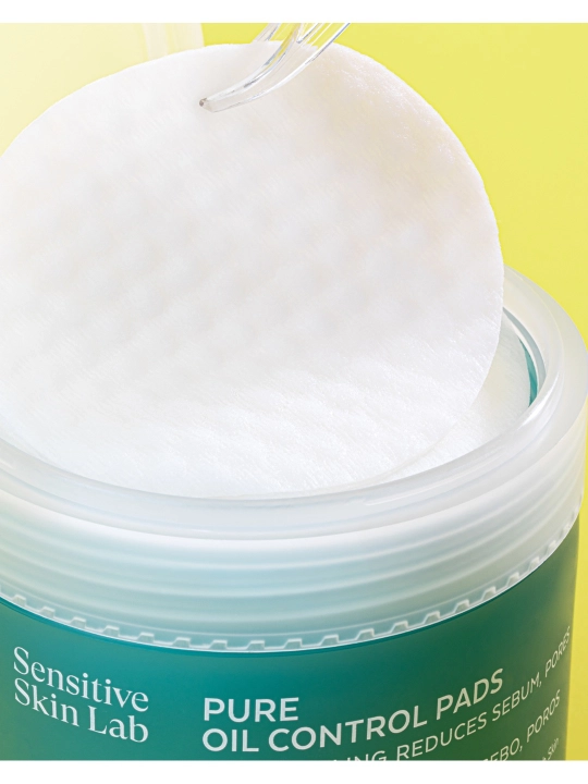 Диски-микропилинг для лица от чёрных точек Sensilis Pure Oil Control Pads, 60 шт