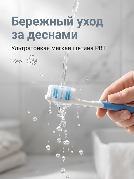 Зубная щетка. В наборе 2 штуки. Складная