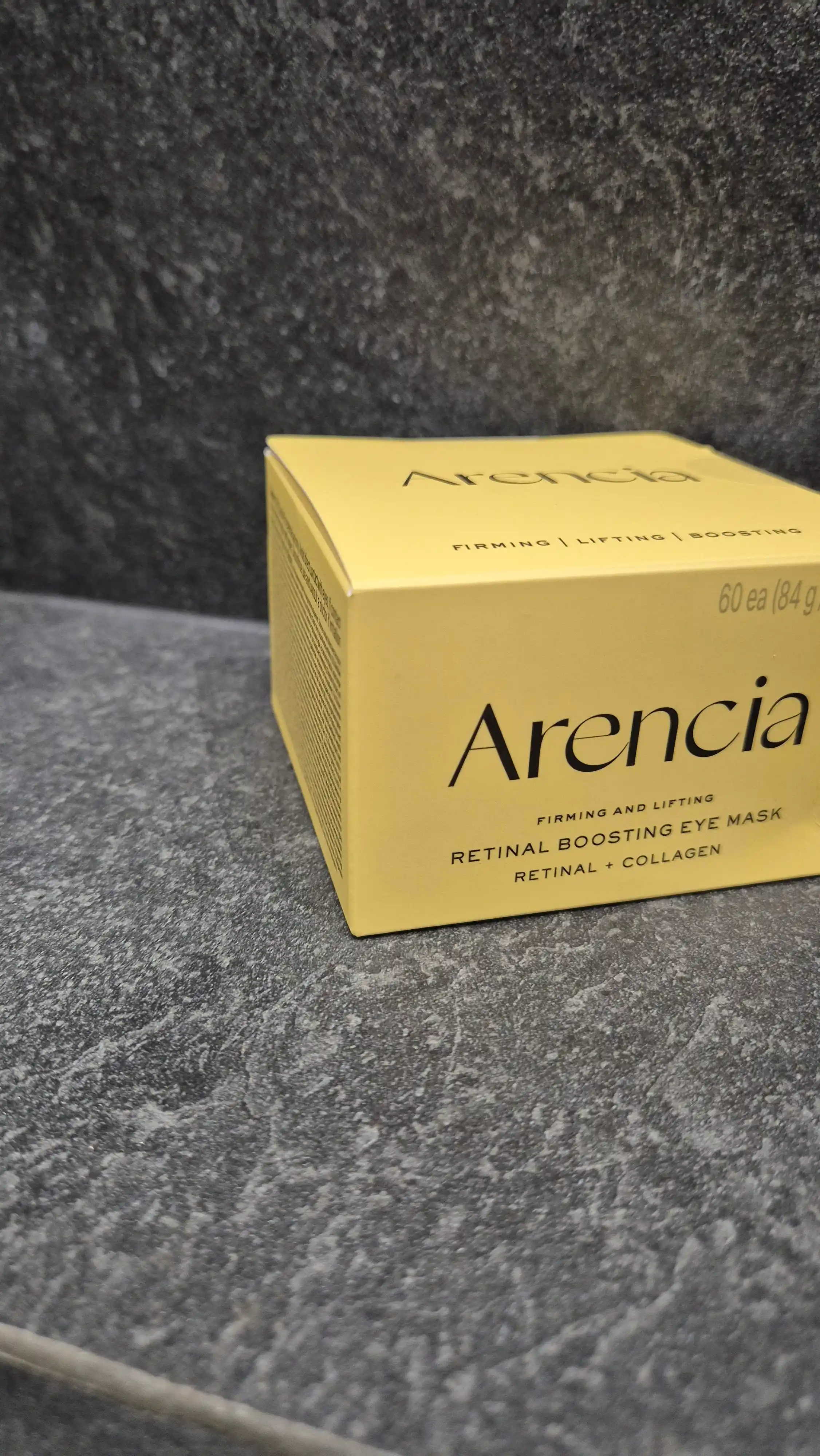Гидрогелевые патчи для глаз Arencia Retinal Boosting с ретиналем и пептидами, 60 шт