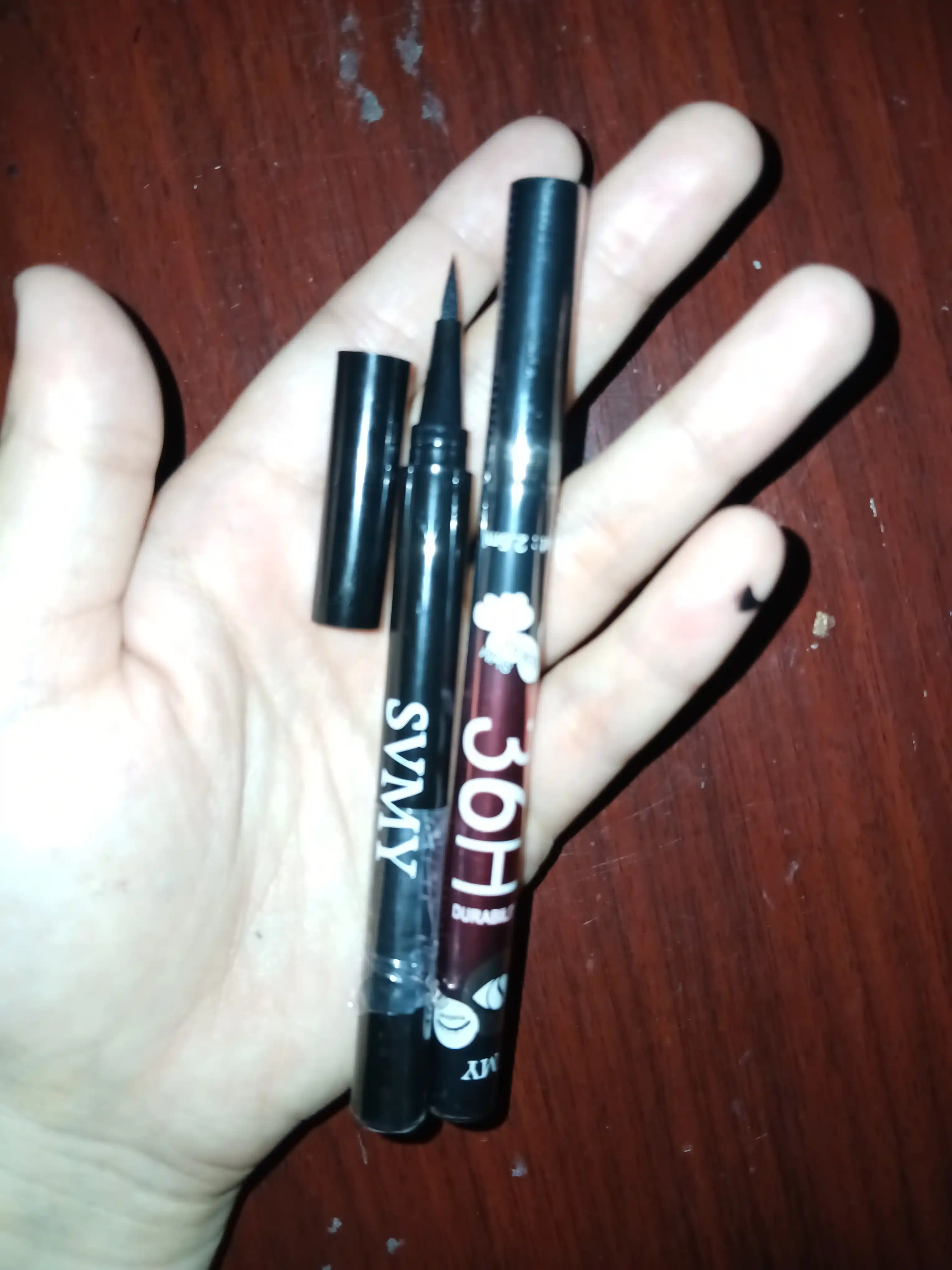 Podvodka flomaster 2 tasi 1 da ko'zlar uchun, SVMY va EYELINER, suvga chidamli