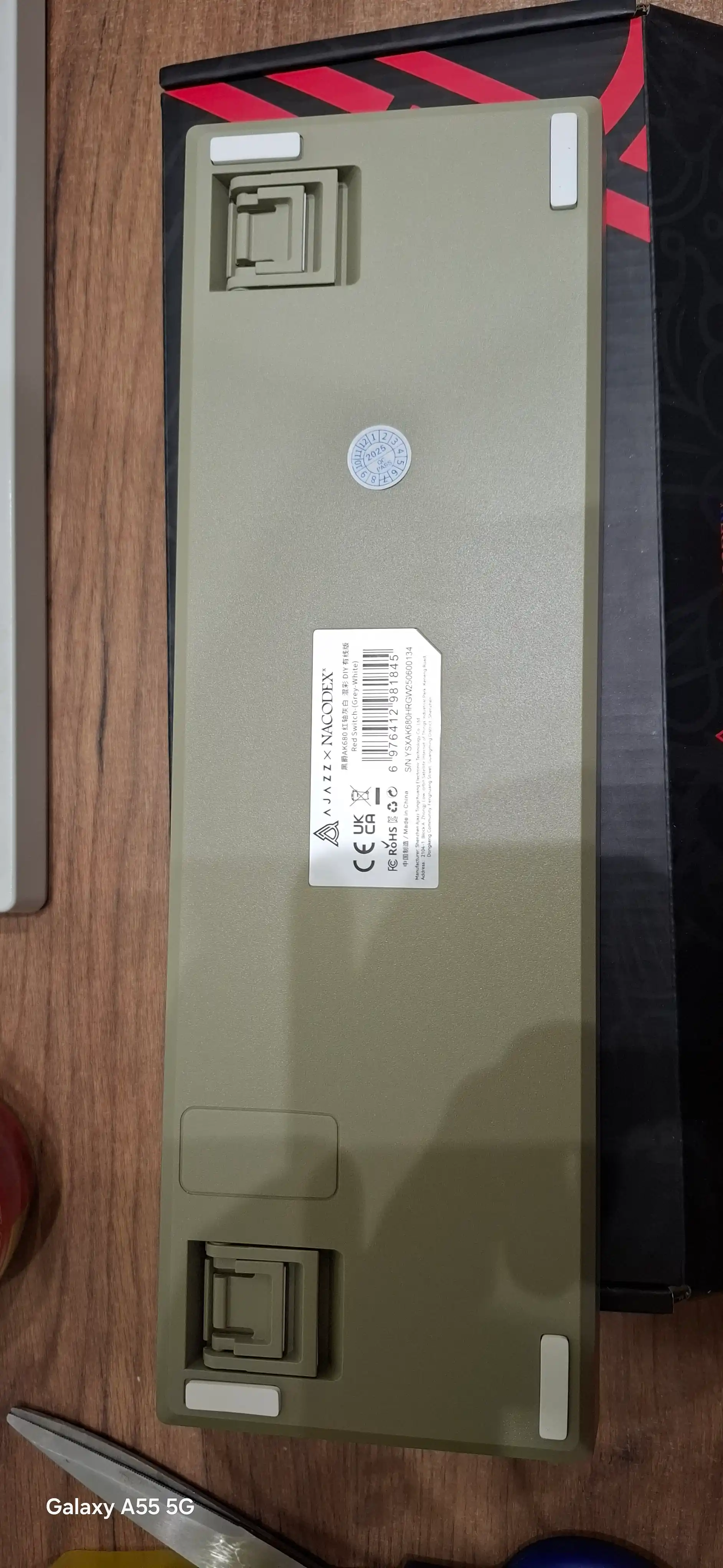 Mexanik Klaviatura AJAZZ AK680, Simli USB Type-C, Mini 68 Tugmali, Hot-Swap, RGB, Oyin