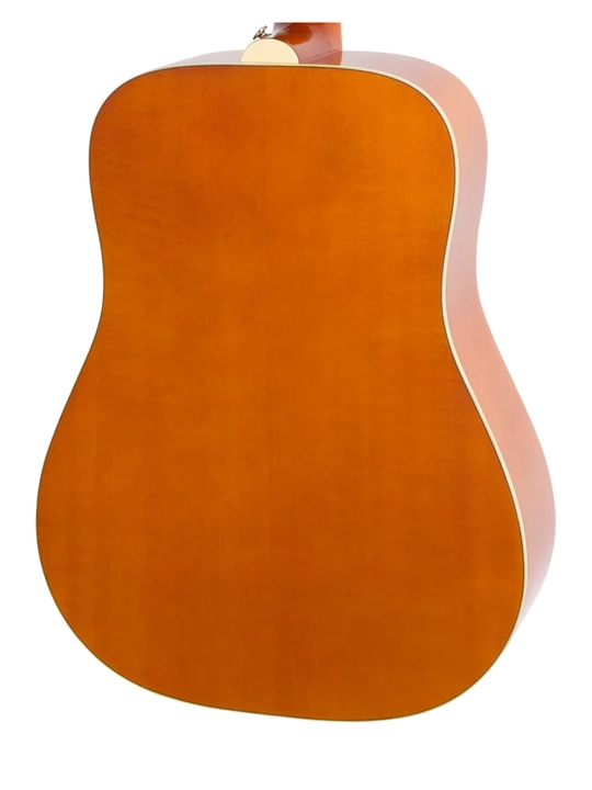 Epiphone Dove Studio elektroakustik gitara, Violin Burst rangida