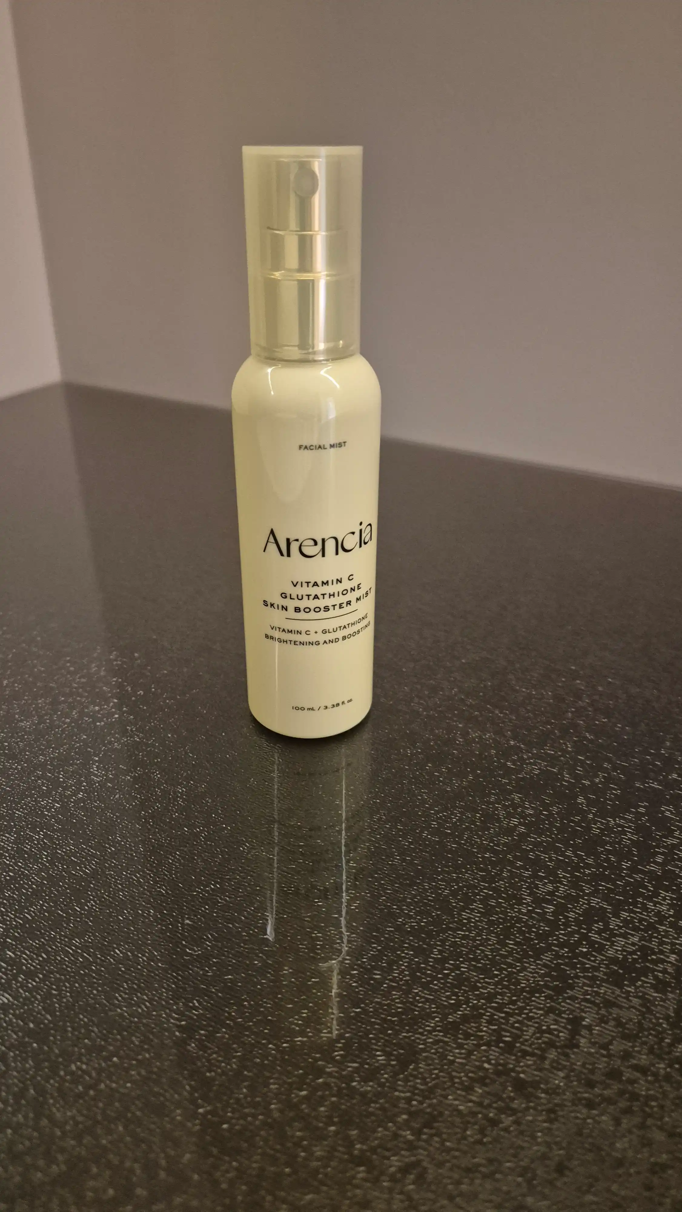 Мист для лица Arencia Vitamin C Glutathione увлажняющий и для сияния, 100 мл