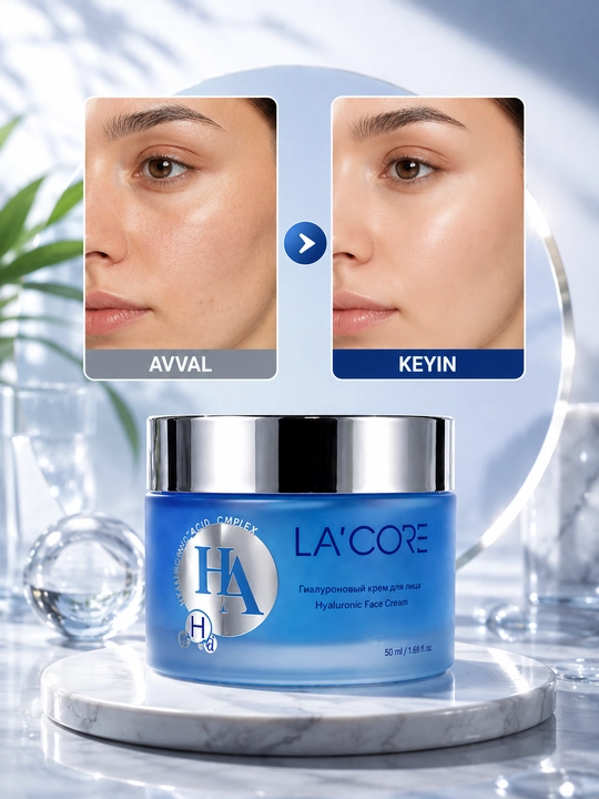 Lacore - увлажняющий крем для лица, 50 мл