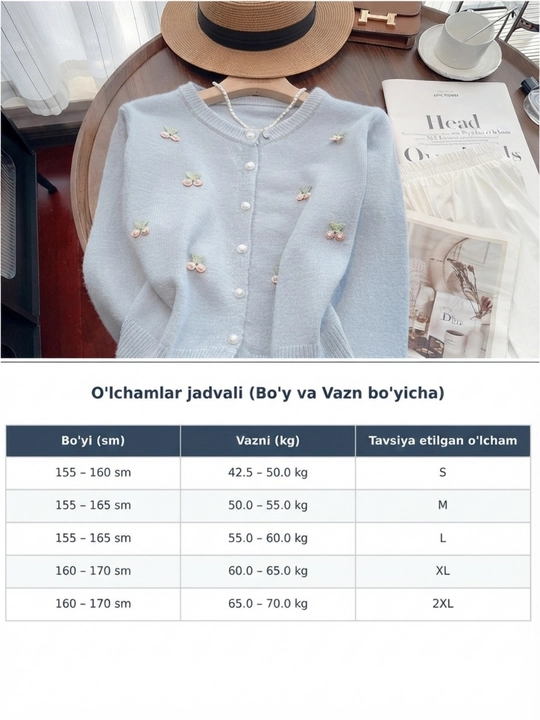 Кардиган женский, на осень, зиму и весну, размеры S–XXL