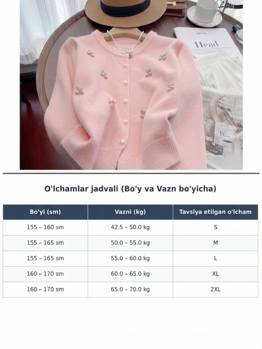 Кардиган женский, на осень, зиму и весну, размеры S–XXL