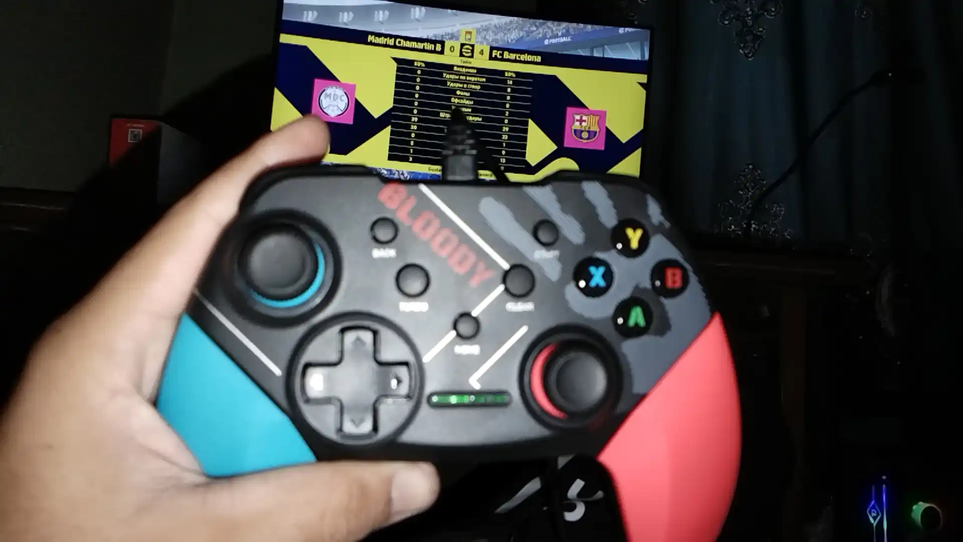 Jostik Gamepad Bloody GP30 Sports Blue