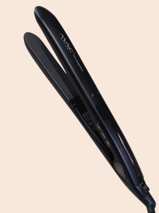 MAC Styler soch tekislagich, professional utyujok, keramik plastinali, LED displey, 230°C