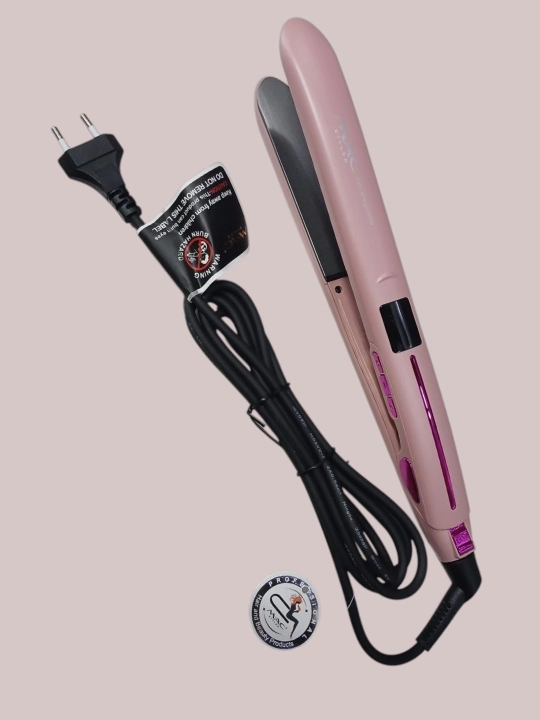 MAC Styler soch tekislagich, professional utyujok, keramik plastinali, LED displey, 230°C