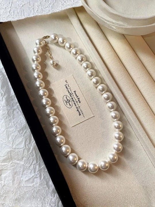 Ayollar uchun brend uslubidagi tilla rang choker, nafis taqinchoq, marjon va zanjir marjon