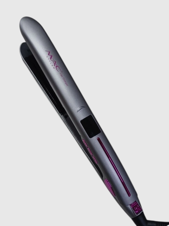 MAC Styler soch tekislagich, professional utyujok, keramik plastinali, LED displey, 230°C