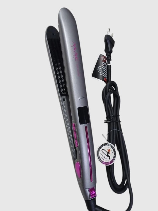 MAC Styler soch tekislagich, professional utyujok, keramik plastinali, LED displey, 230°C