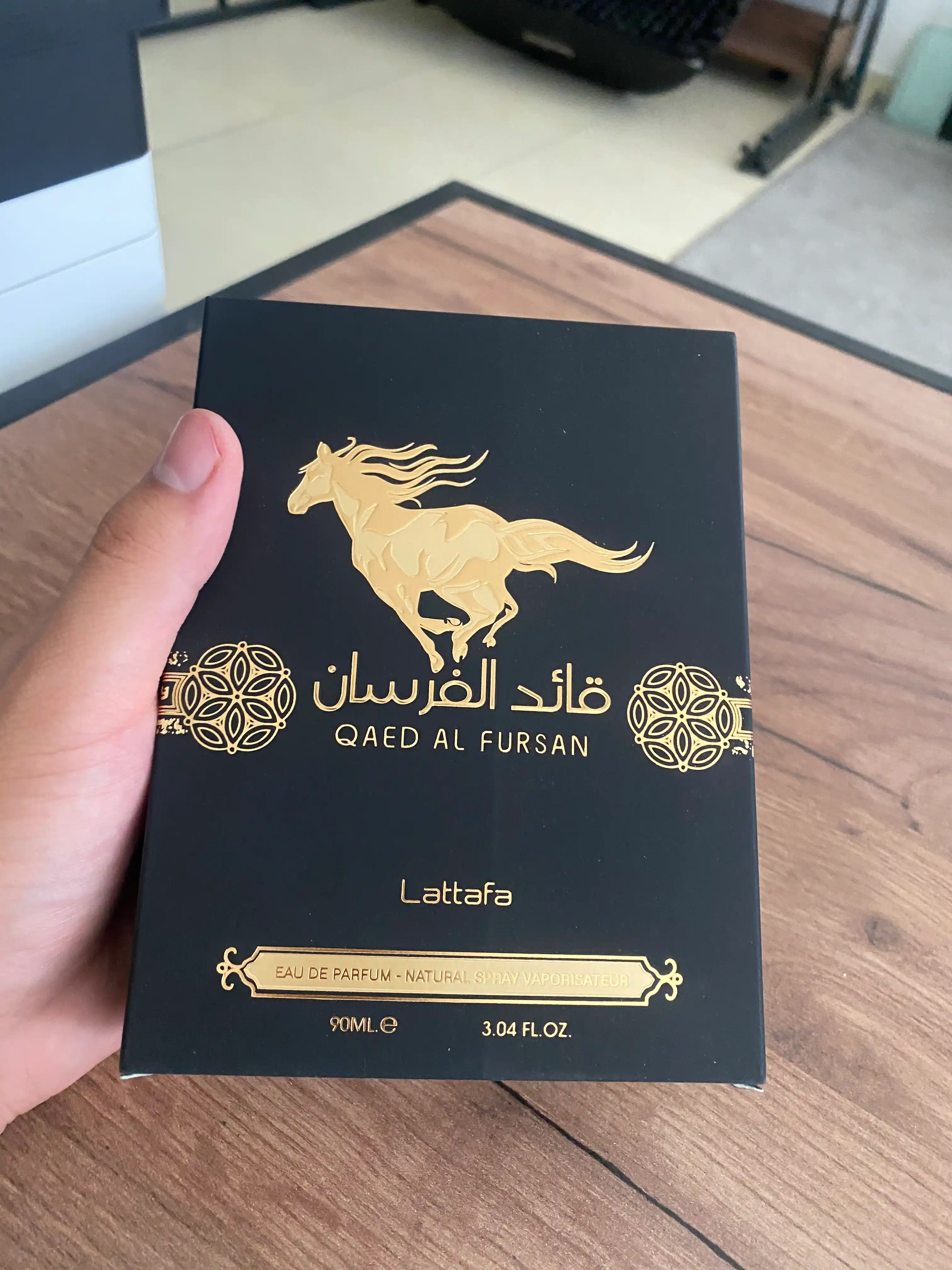 Lattafa Qaed Al Fursan 90 мл — арабские духи, унисекс парфюм для мужчин и женщин