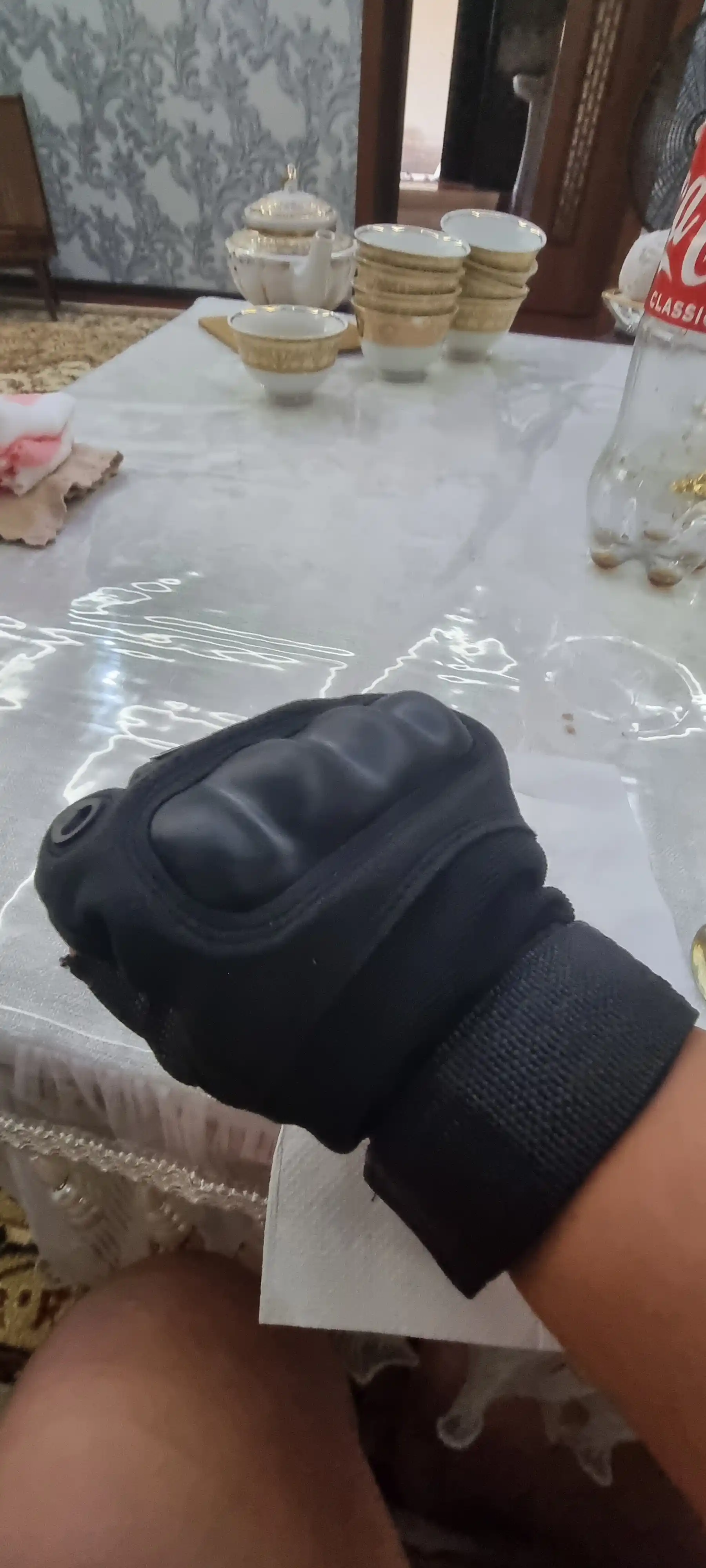 Тактические перчатки Tactical Pro с защитными вставками, вентиляцией и усиленной липучкой