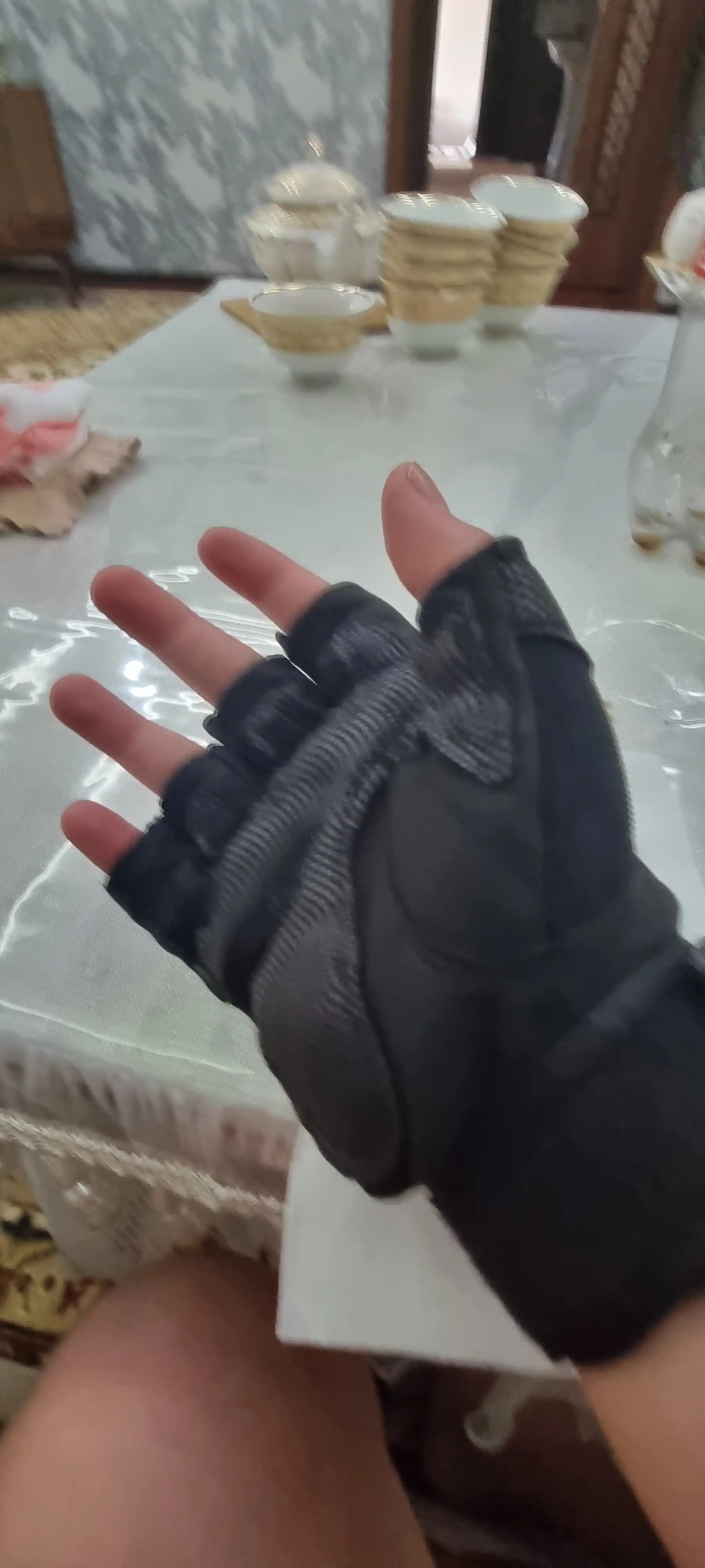 Тактические перчатки Tactical Pro с защитными вставками, вентиляцией и усиленной липучкой