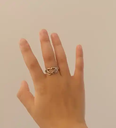 Кольцо “Skeleton Heart”, Сердце из костей