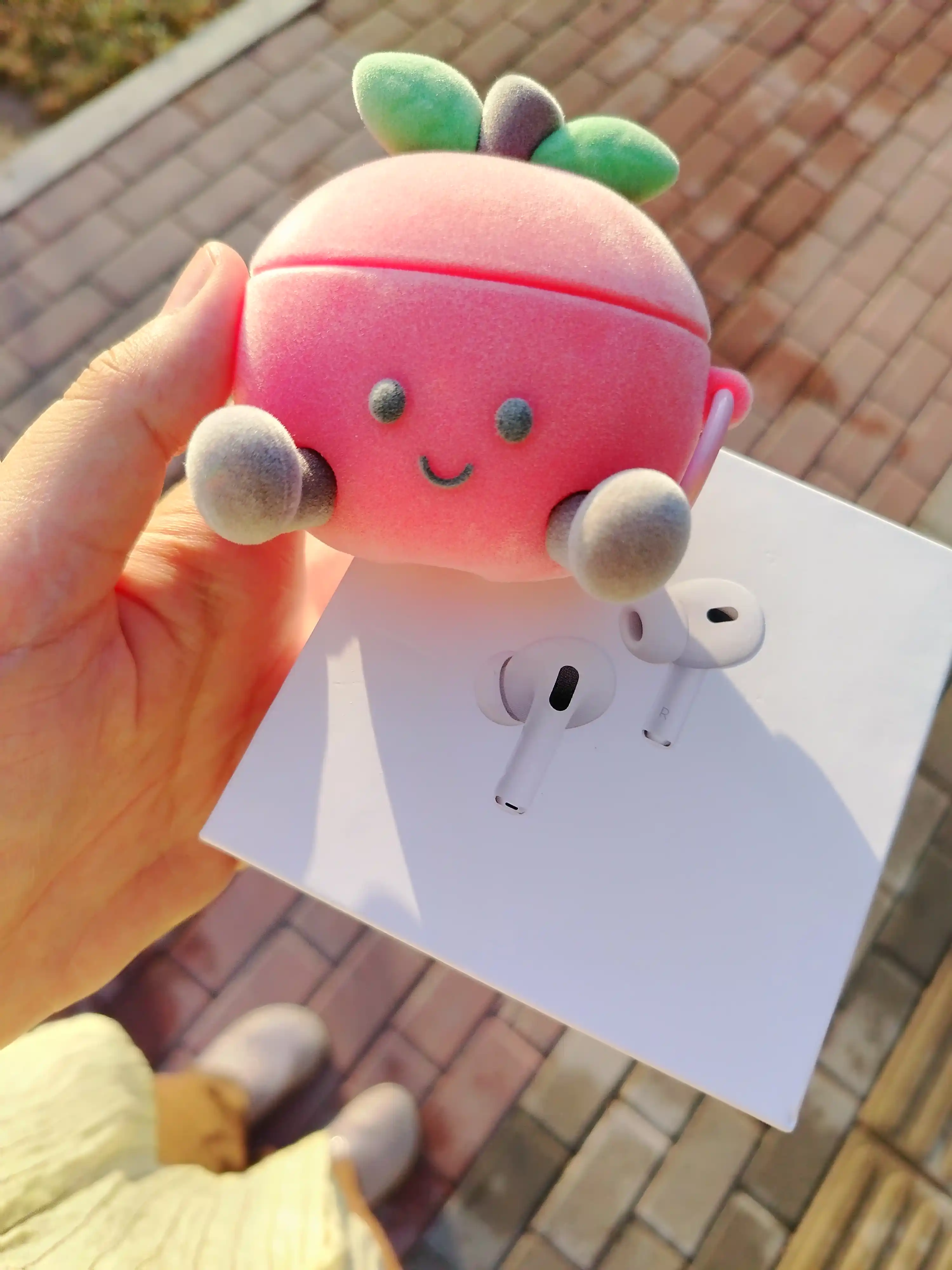 AirPods uchun silikon himoya g‘ilofi Kawaii dizaynli
