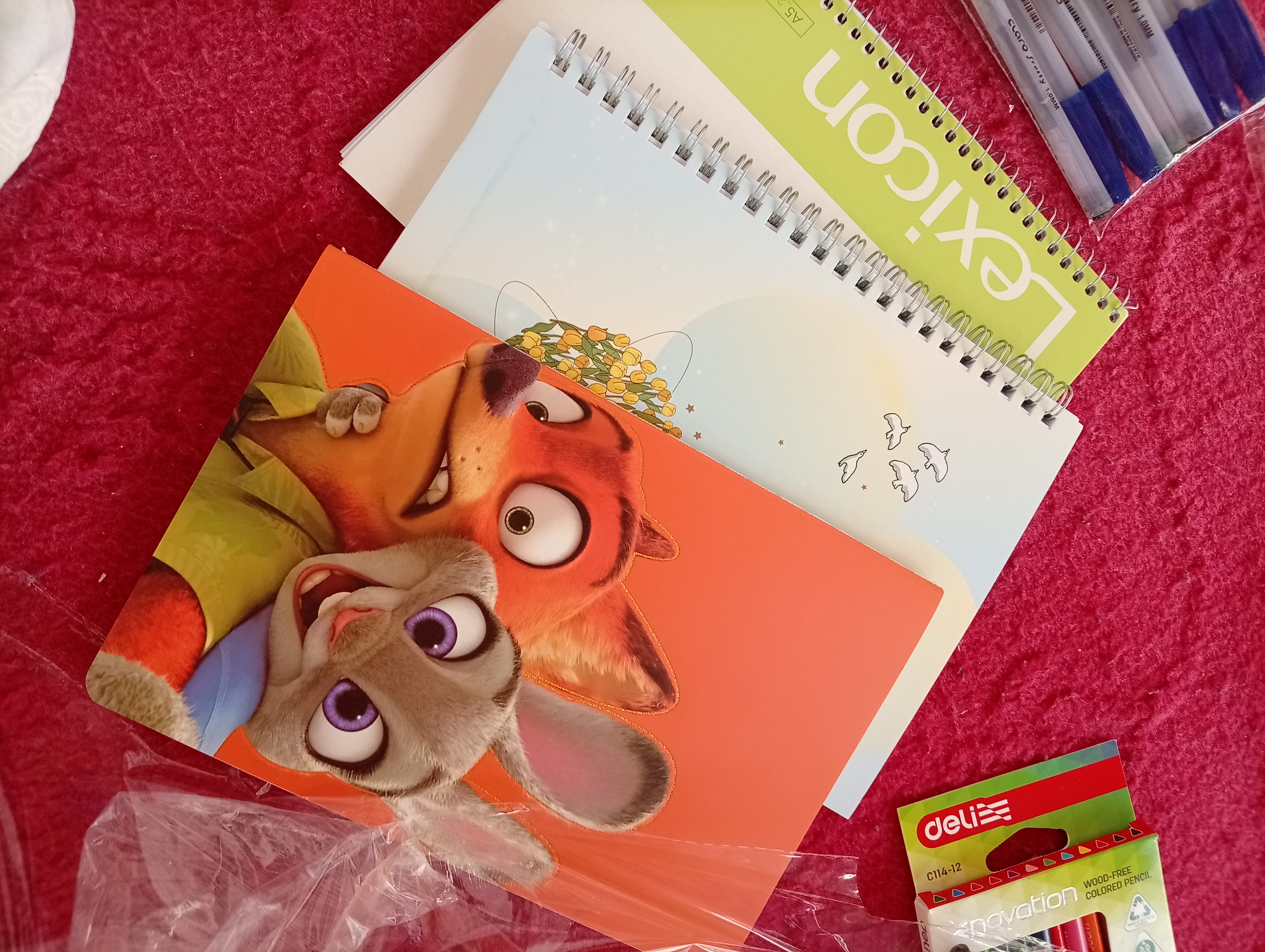 Spiralsimon bloknot, A5, 60 sheets, 70 gsm ELA560 (Flower planet)