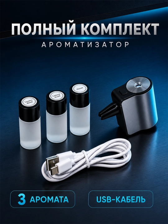 Avtomobil uchun 3 xil iforli avtomatik aqlli xushbo‘ylantirgich