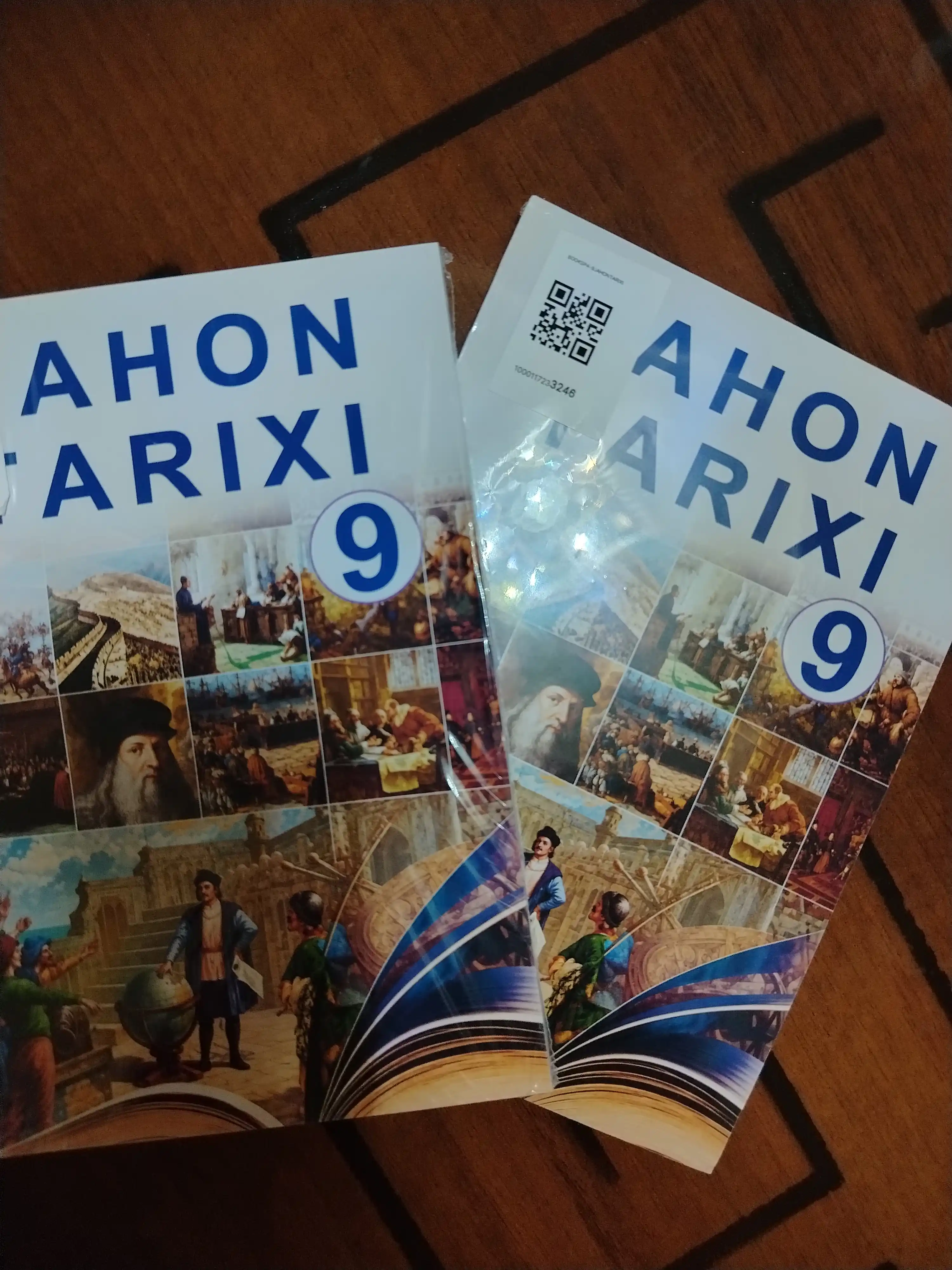 Jahon tarixi. 9-sinf, rangli A5 format o'zbek tilida