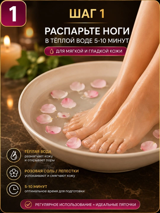 Пемза для ног, роликовая пилка для пяток и стоп, удаление огрубевшей кожи